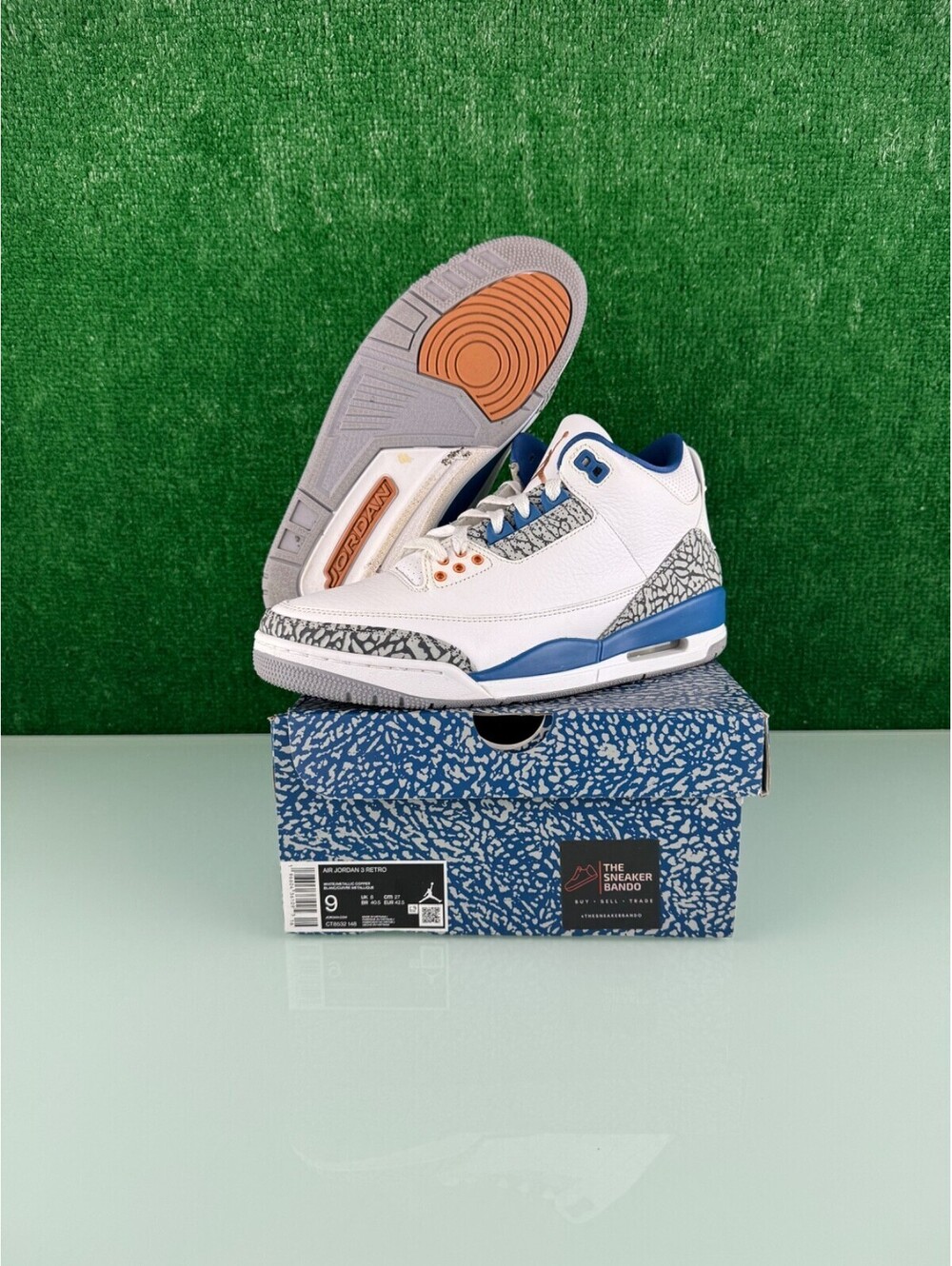 Size 9 - Jordan 3 Retro Mid Washington Wizards